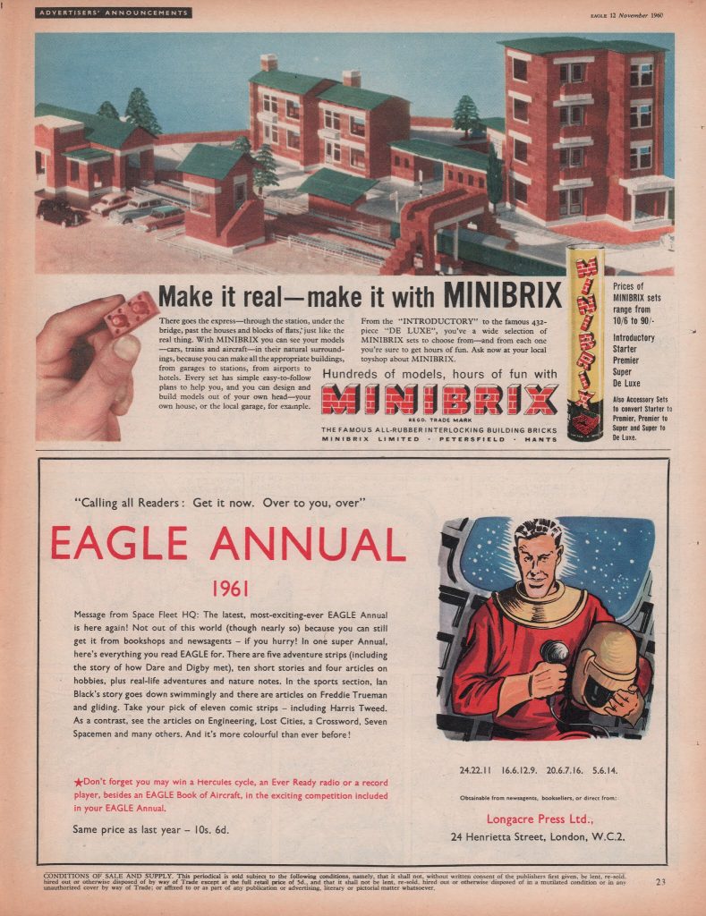 Advertising in the Eagle - 1960