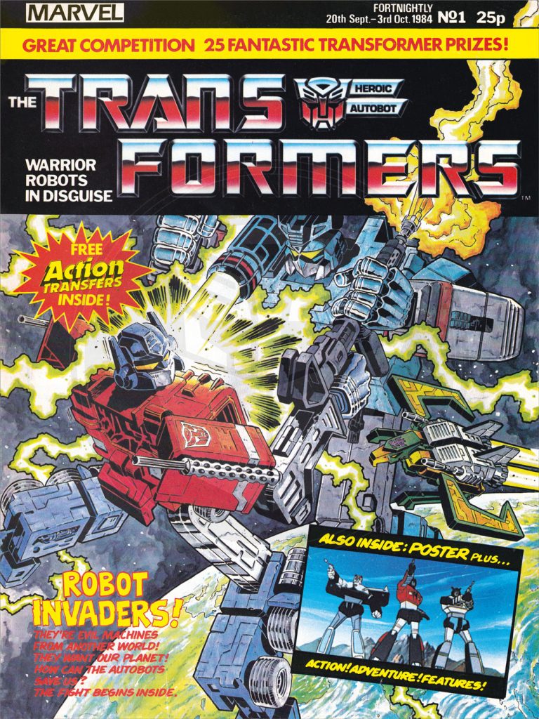 Transformers #1 - Marvel UK