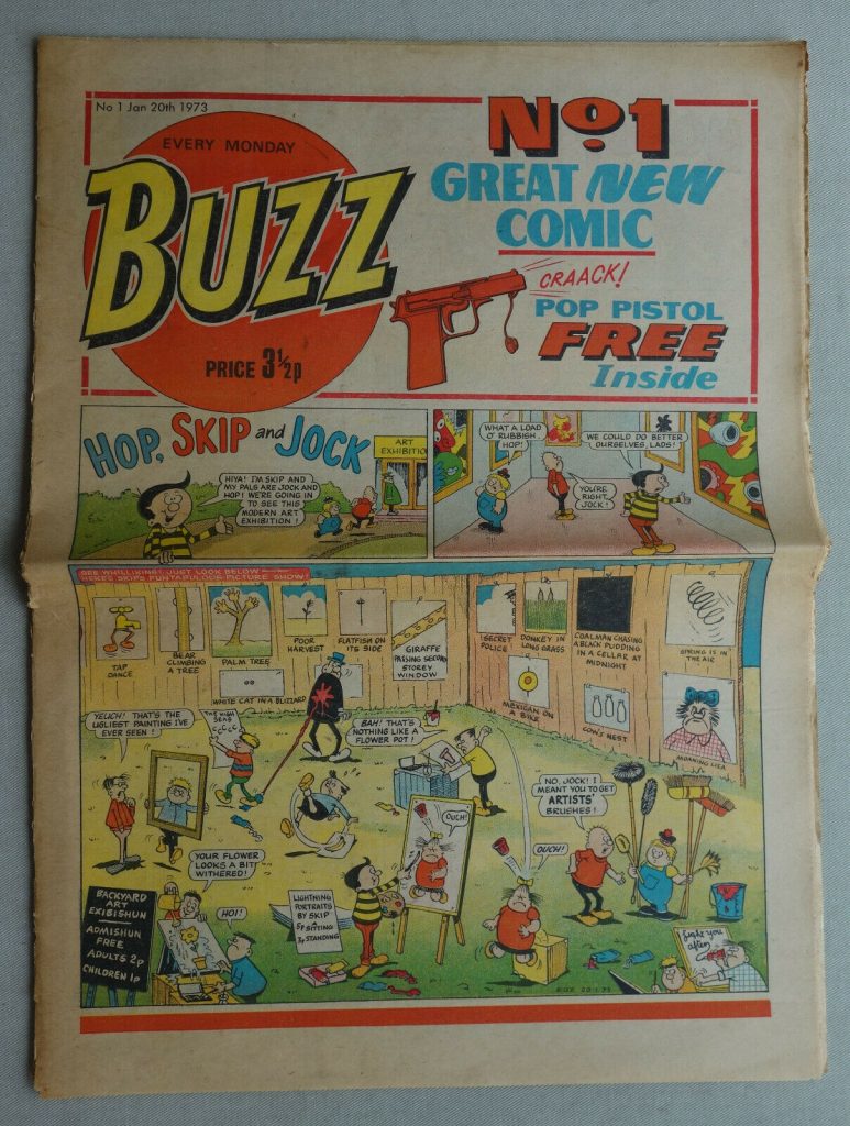 Buzz Issue 1, cover dated 20th January 1973