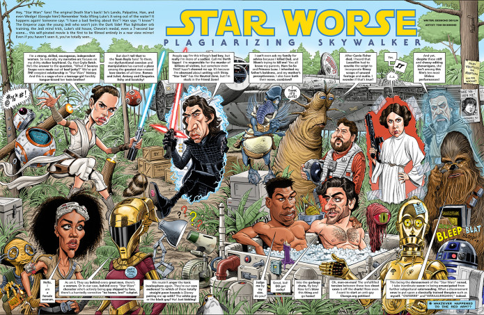 Clapttrap - Star Wars: The Rise of Skywalker. by Desmond Devlin and Tom Richmond