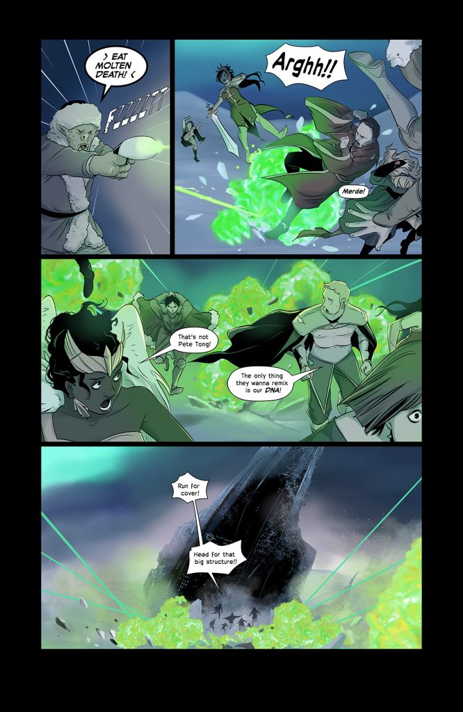 Frenemies - Lost Planet 1 & 2 - Sample Page