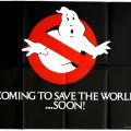 Advance Ghostbusters British Quad film poster for the first release, folded, 30 x 40 inches