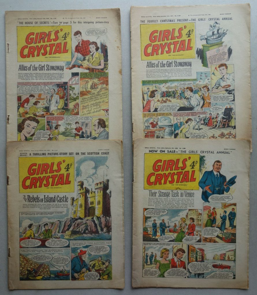 Girl's Crystal - Various issues from 1958
