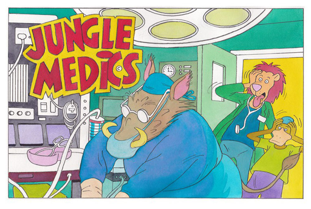 Jungle Medics, published digitally in 2015, created by Bill Titcombe