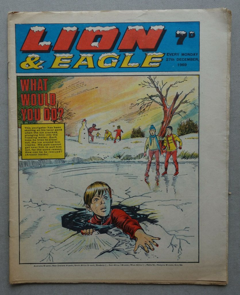Lion and Eagle Christmas Issue, cover dated 27th December 1969
