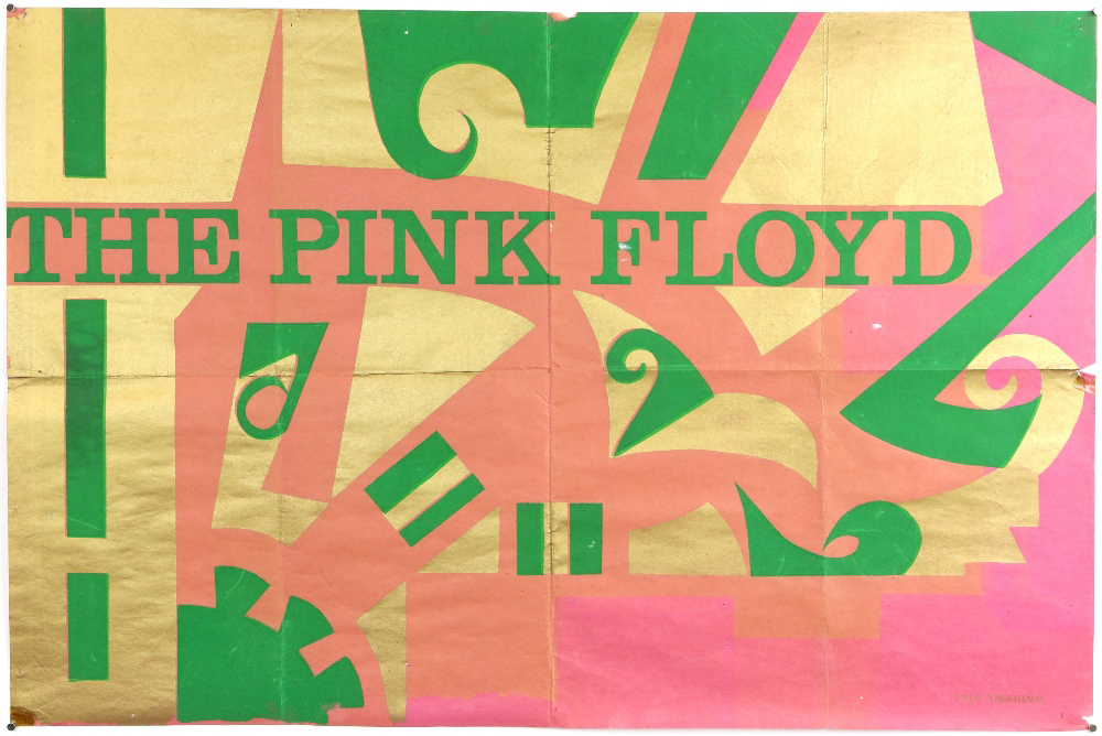 The Pink Floyd - Original Early concert poster used at their gig at Saville Theatre on 5th March 1967, IBIS Designs, flat, 20 x 30 inches. The vendor got this poster in person at The Saville Theatre concert on the 5th March 1967, the vendor was a member of Lee Dorsey's backing group 'The Scots of St James and Pink Floyd were the support group. Syd Barrett was then a member of pink Floyd.