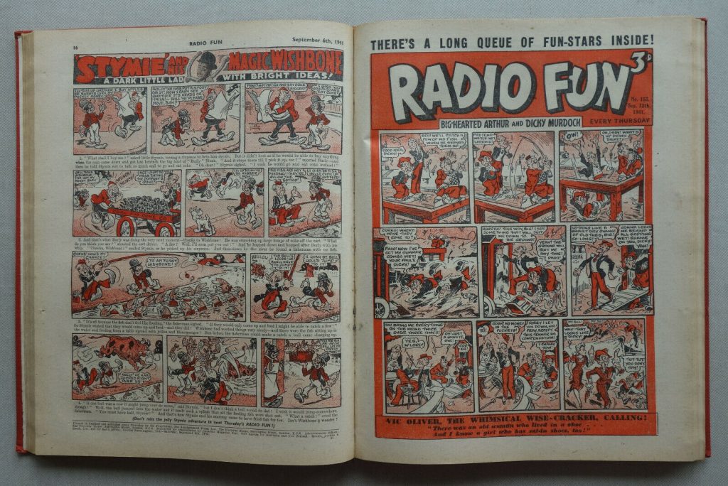 Bound volume of Radio Fun for 1940