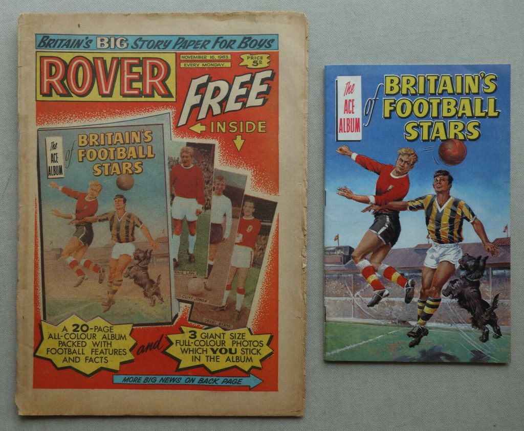 Rover, cover dated 16th November 1963, including Football Stars Album Free Gift