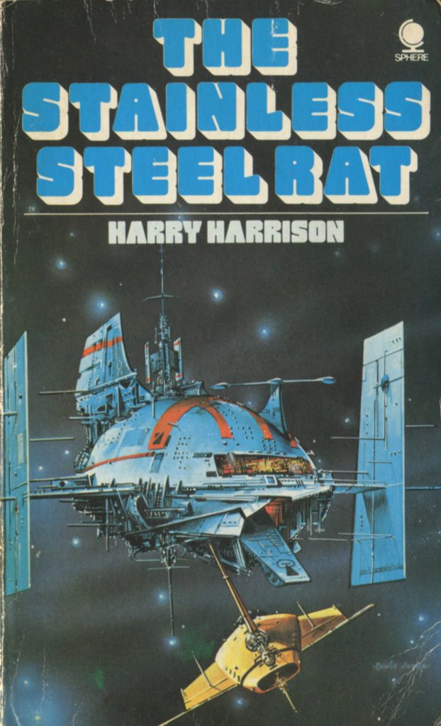 Cover of this edition of The Stainless Steel Rat is by Eddie Jones