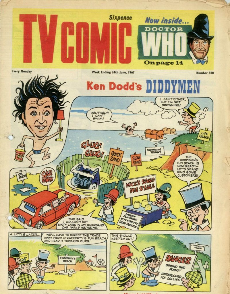 "Ken Dodd's Diddymen" make their arrival in TV Comic in Issue 810, cover dated 24th June 1967