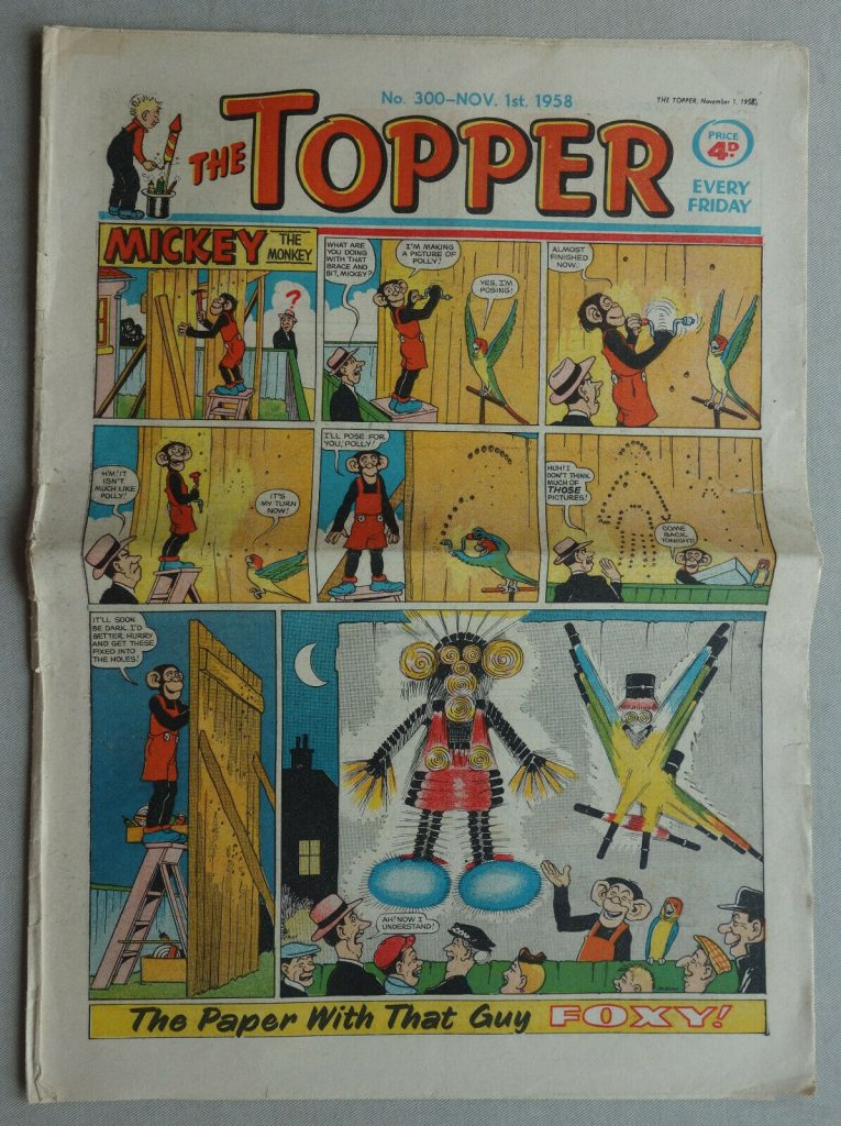Topper No. 300 - Fireworks Issue, cover dated 11th November 1958