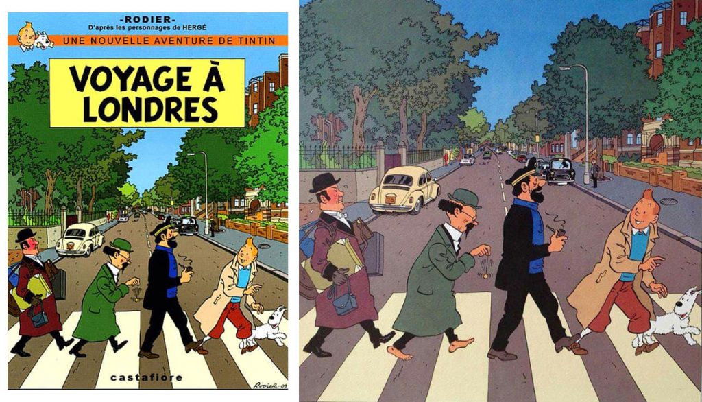 Tintin a Londres by Yves Rodier