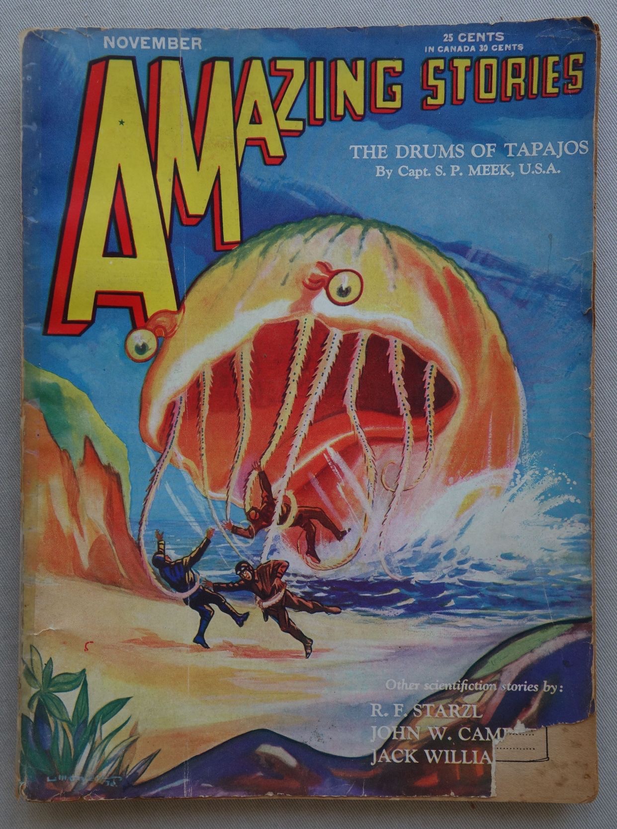 Amazing Stories Pulp Science Fiction Magazine Vol 5 #8 Nov 1930