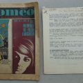 Romeo, cover dated 6th November 1965 , and original script