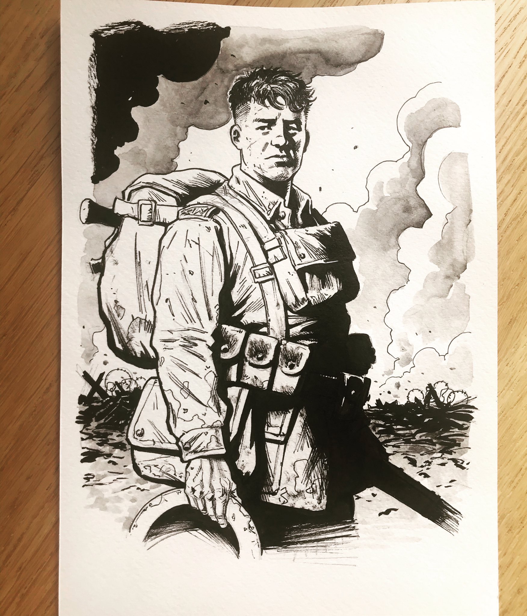 Charlie Bourne of Charley's War by Patrick Goddard