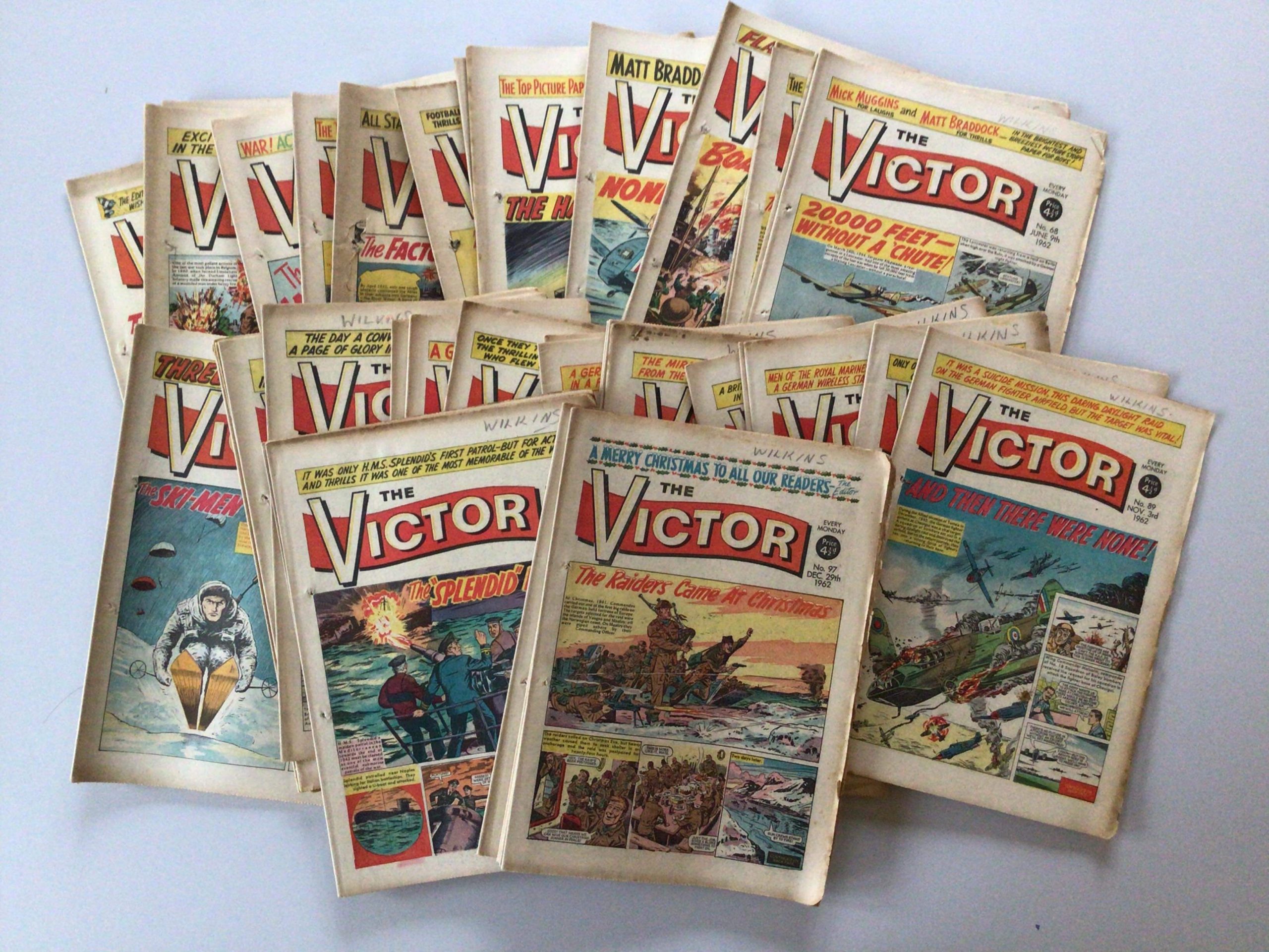 Victor Comics from 1962