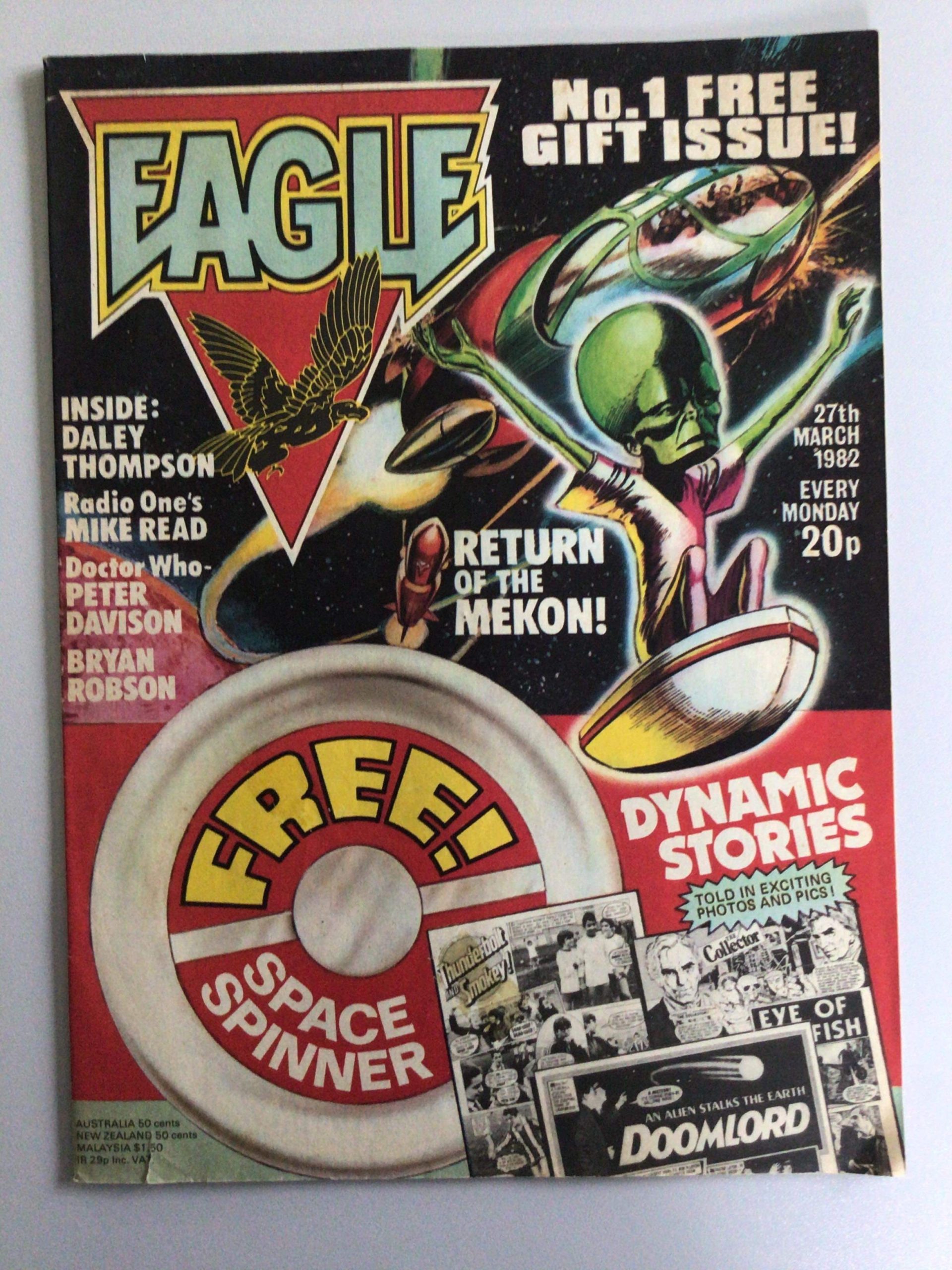 Eagle Comic No. 1 - cover dated 27th March 1982