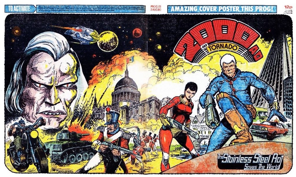 2000AD - Stainless Steel Rat Wraparound Cover by Carlos Ezquerra