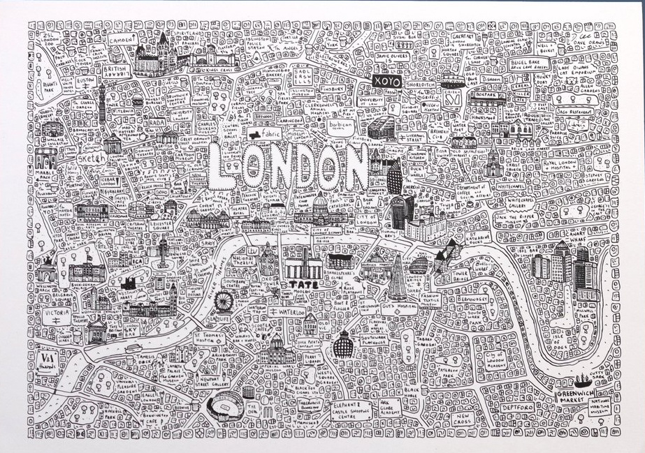 Dave Gee's Doodle Map - London