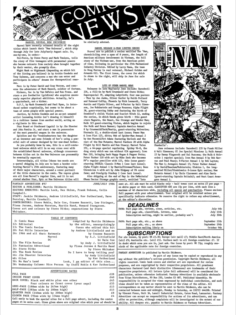 FA (Fantasy Advertiser) Issue 97- Sample Page