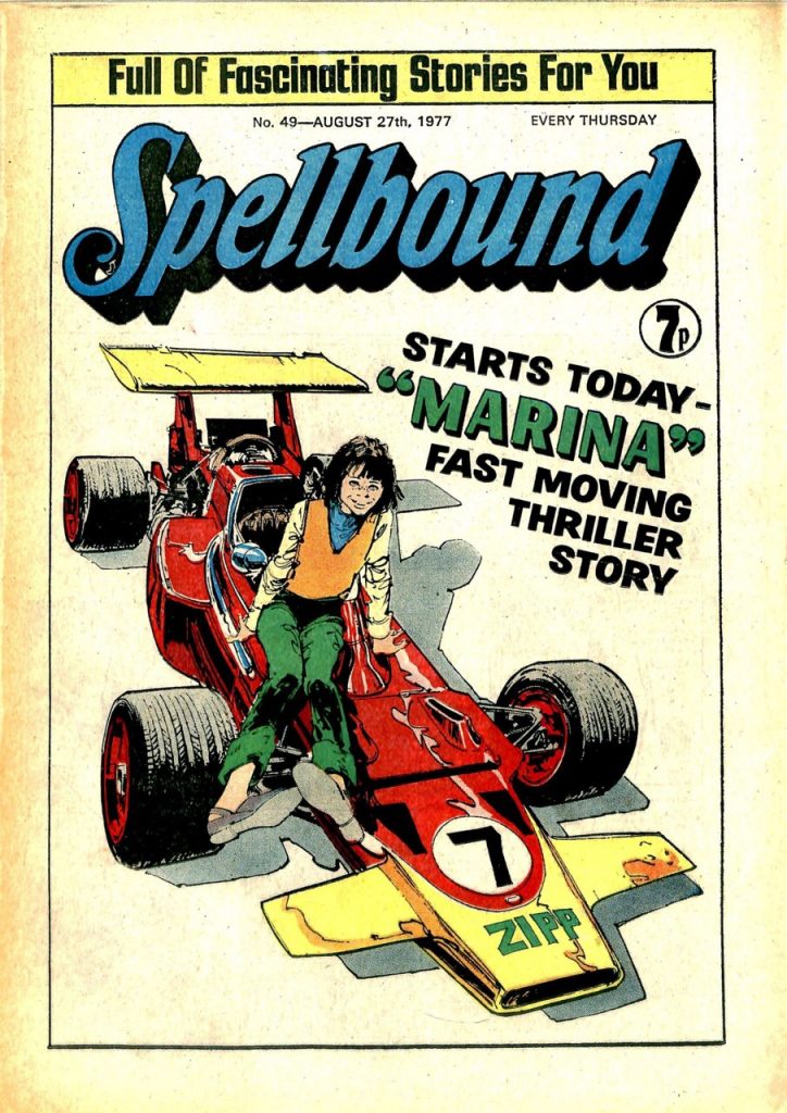 Spellbound Issue 49 featuring "Marina" on the cover