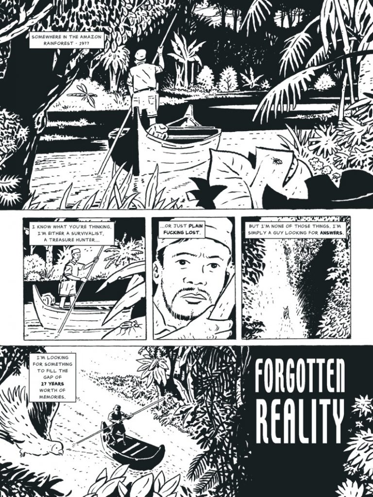 A page from "Forgotten Reality" by Anna Everts and Phil Elliott, for The77 #3