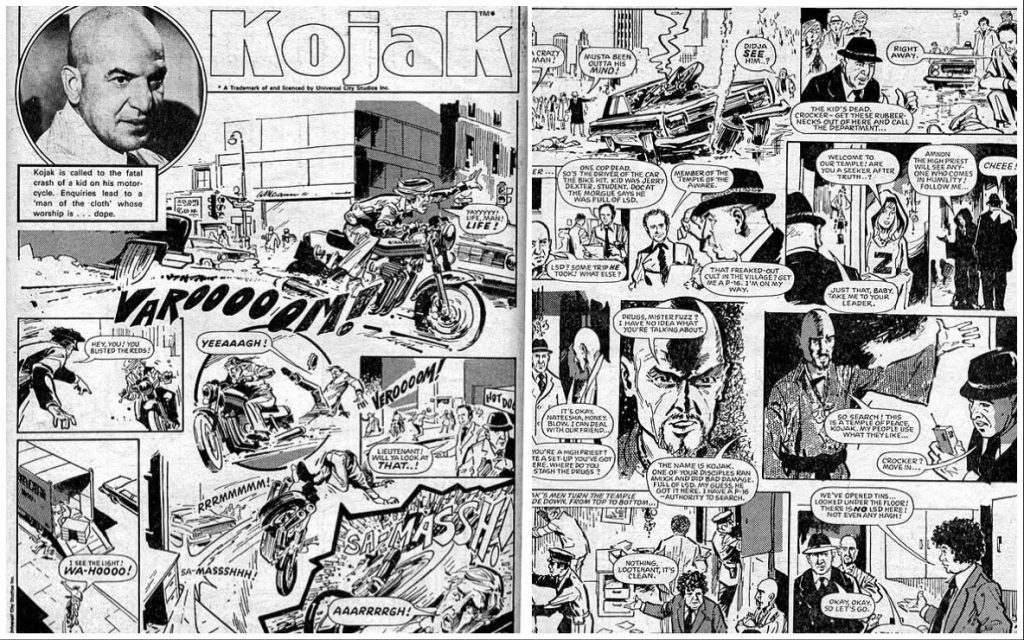 “Kojak”, drawn by Jon Davis, for Target
