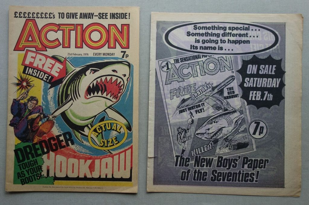 Action comic #2 - Feb 21 1976 plus flyer for #1,2,3