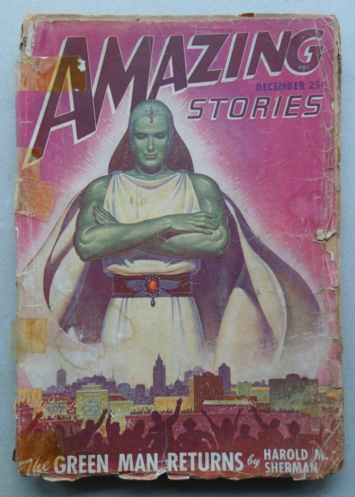 Amazing Stories Science Fiction Pulp Vol 21 #12 - Dec 1947