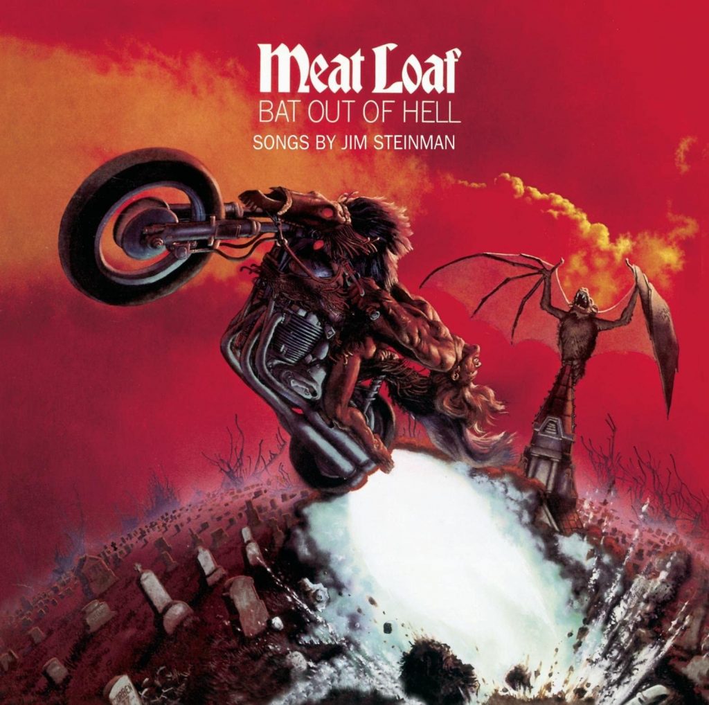 Bat out of Hell album cover by Richard Corben