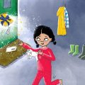 BookTrust Christmas Appeal 2020 - art by Hannah Shaw