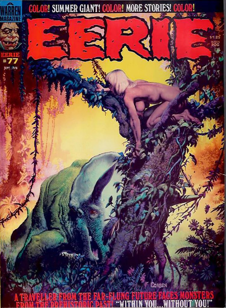 Eerie #77 - cover by Richard Corben