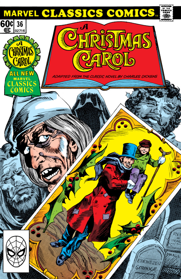 Marvel Classic Comics #36 - A Christmas Carol - cover by Bob Hall