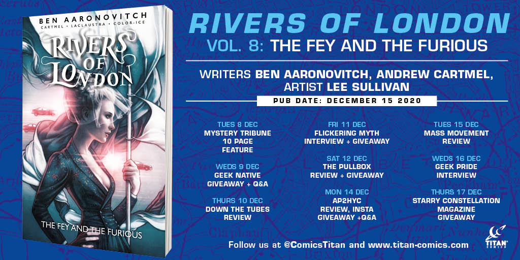 This Review is Part of the Rivers of London: Fey and the Furious Blog Tour