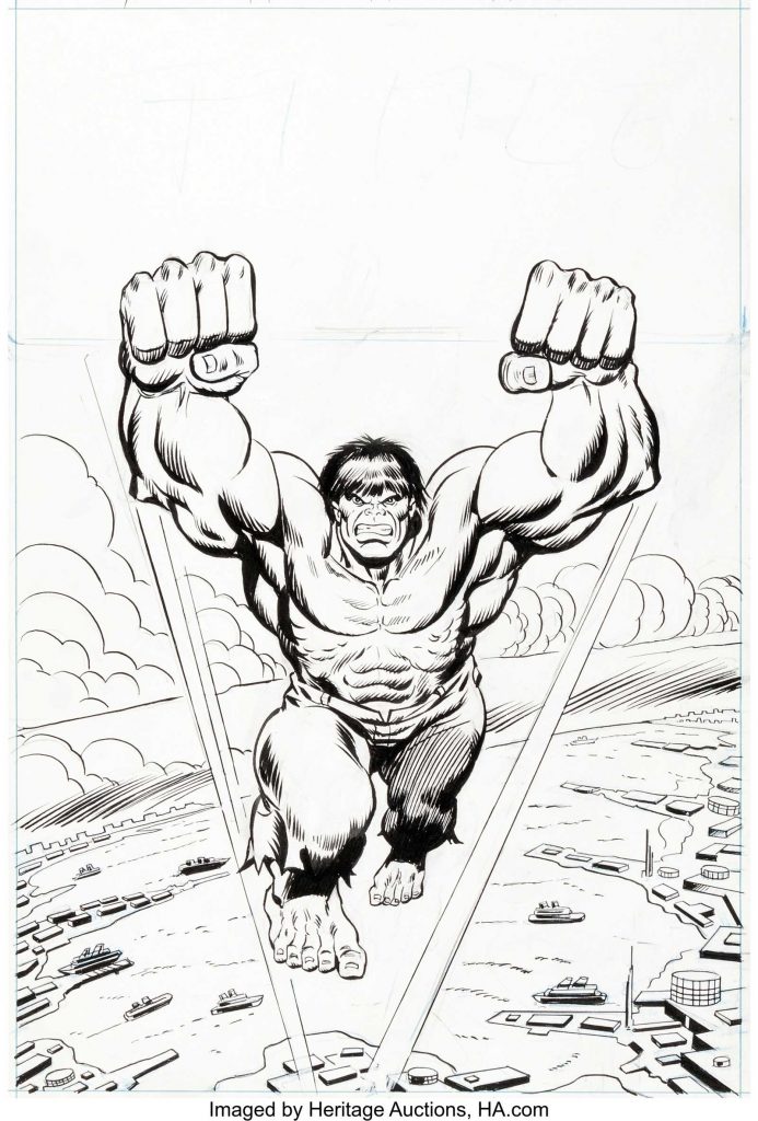 Mighty World of Marvel #175 Cover  by Ron Wilson and Mike Esposito  featuring the Hulk