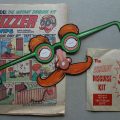 Whizzer and Chips cover dated 28th February 1970, with free Disguise Kit gift