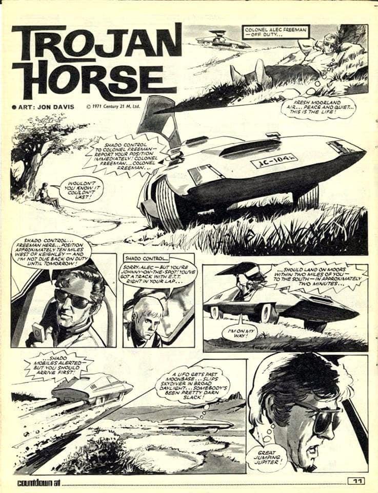 “UFO: Trojan Horse” from Countdown Issue 40 - art by Jon Davis
