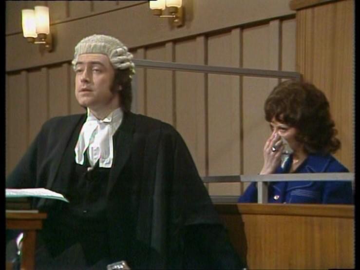 David Ashford as barrister Charles Lotterby in Crown Court. Image: ITV, with thanks to David Brunt