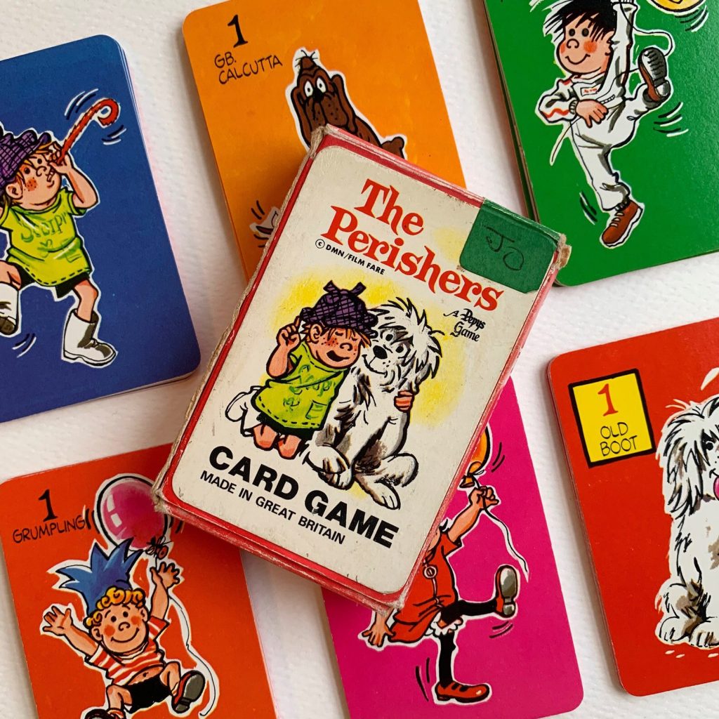 The Perishers memory game, released in 1974. Offered on Etsy here