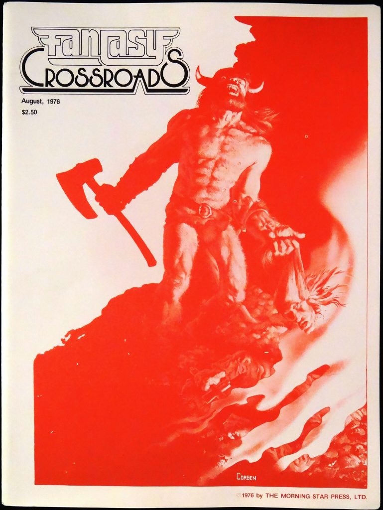 Fantasy Crossroads No. 9 (August, 1976). Cover art by Richard Corben