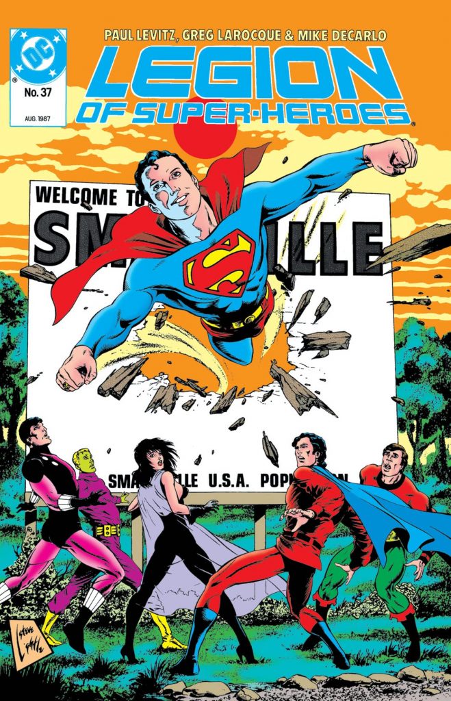 Legion of Super-Heroes Volume 3 #37 - cover by Steve Lightle