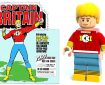 Captain Britain by Eric Bradbury - and his LEGO counterpart