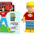 Captain Britain by Eric Bradbury - and his LEGO counterpart