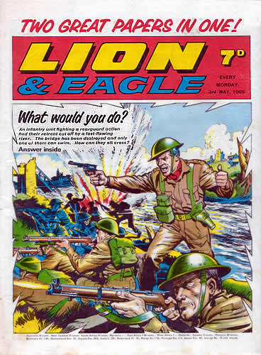 Lion and Eagle, cover dated 3rd May 1969 - "Two Great Comics in One"