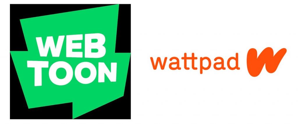 WEBTOON and WattPad Logo