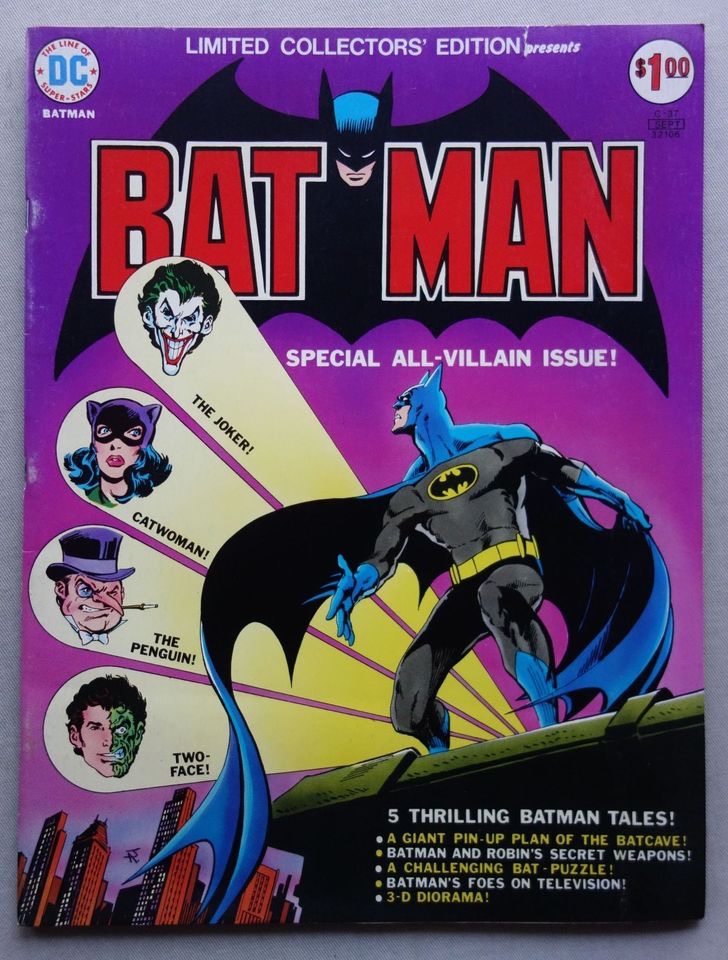 DC Comics Limited Collector's Edition C-37 Sep 1975 Batman