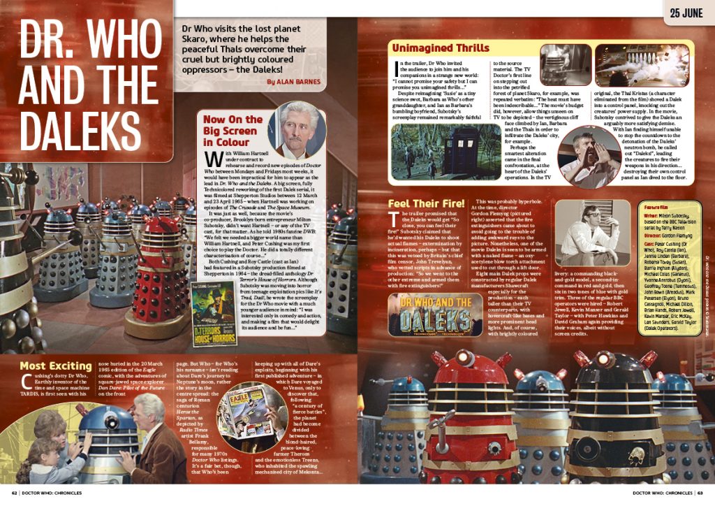 Doctor Who Chronicles 1 - Sample Spread
