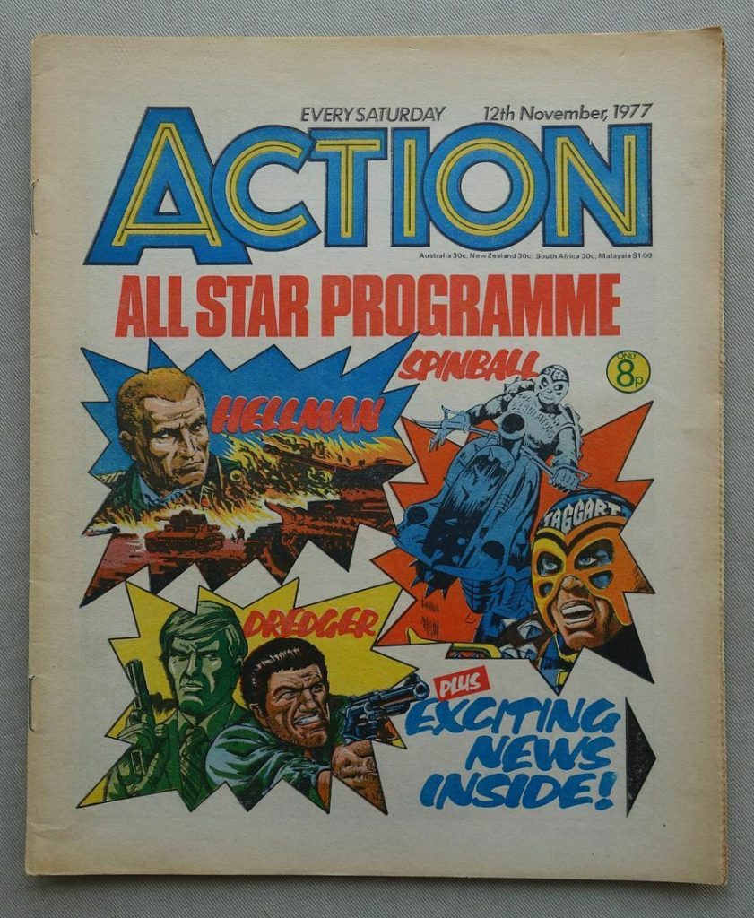 Action - cover dated 12th November 1977 (Last Issue)