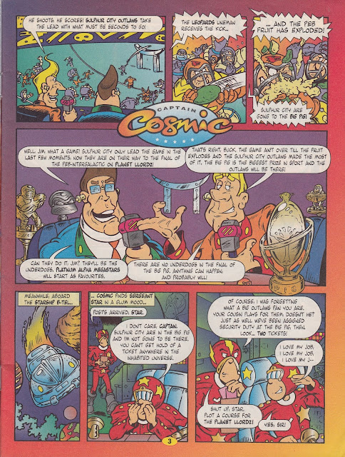 A page of "Captain Cosmic" from Cosmic Volume One No. 2
