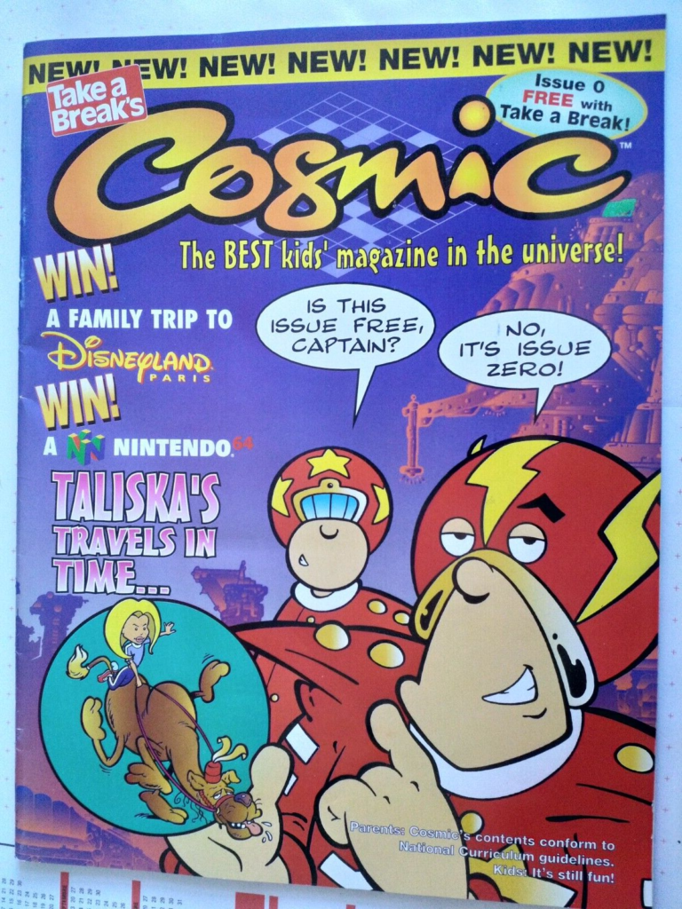 Cosmic Volume One Issue 0 (Bauer Media) - given away with Take A Break